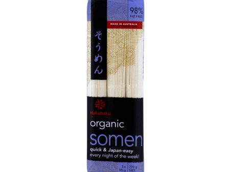 Hakubaku Organic Somen Noodle 270g Online Sale