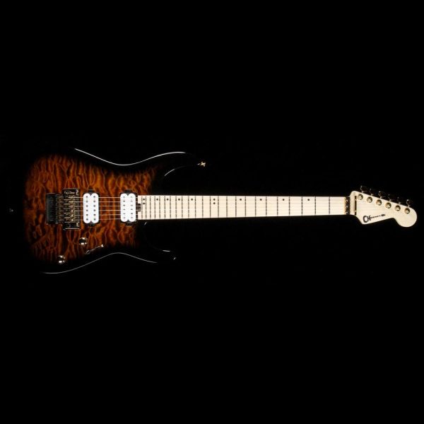 Charvel Pro Mod Dinky DK24 HH FR M QM Root Beer Burst Discount