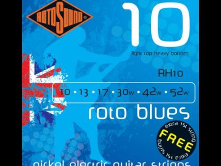 Rotosound RH10 Roto Blues Electric Strings (10-52) Fashion