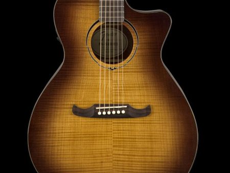 Fender FA-345CE Auditorium Acoustic 3-Tone Tea Burst For Sale