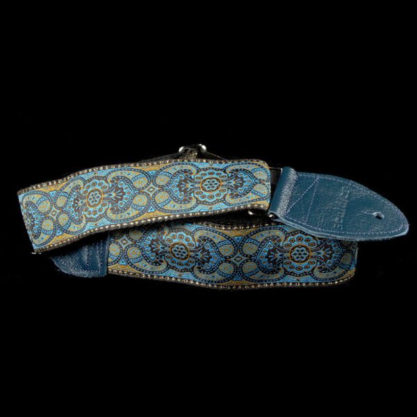 Souldier Arabesque Turquoise Guitar Strap Online Sale