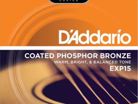 D Addario EXP Coated Phosphor Bronze Acoustic Strings (X-Light 10-47) For Sale