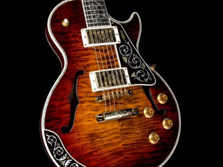 Gibson Custom Shop Bella Voce Les Paul 5A Quilt Top Electric Guitar Vanessa Brown Supply