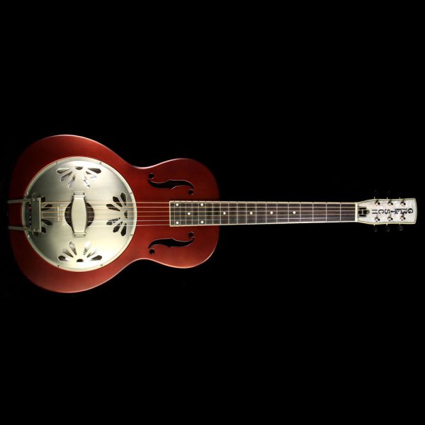 Gretsch Guitars Limited Edition Roots Series G9202 Honey Dipper Special Resonator Acoustic Guitar Oxblood Online now