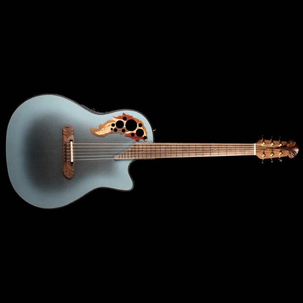 Ovation Adamas 2087GT-8 Carbon Fiber Reverse Blue Burst For Sale