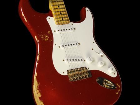 Used 2014 Fender Custom Shop 60th Anniversary  54 Stratocaster Relic Electric Guitar Cimarron Red Supply