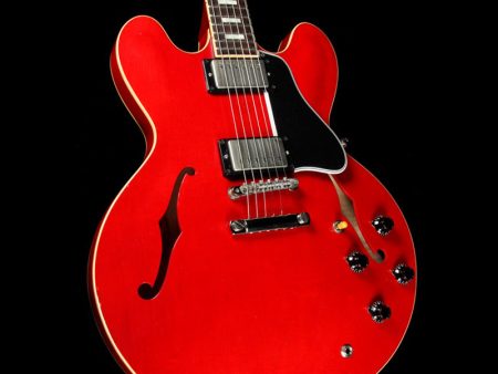 Used Gibson Custom Shop  63 ES-335 Block Lightly Aged Electric Guitar Faded Cherry Online Hot Sale