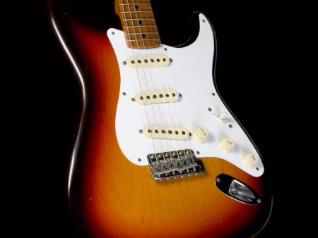 Fender Custom Shop  58 Stratocaster Journeyman Relic Roasted Maple Electric Guitar 3-Tone Sunburst Fashion