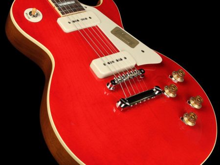 Used 2014 Gibson Custom Shop  56 Les Paul Chambered Reissue Electric Guitar Cherry For Cheap