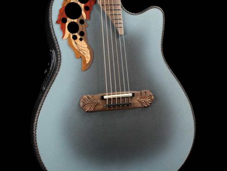 Ovation Adamas 2087GT-8 Carbon Fiber Reverse Blue Burst For Sale