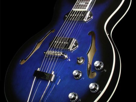 Used Epiphone Gary Clark Jr. Signature Blak & Blu Casino Hollowbody Electric Guitar Blak & Blu Burst Fashion