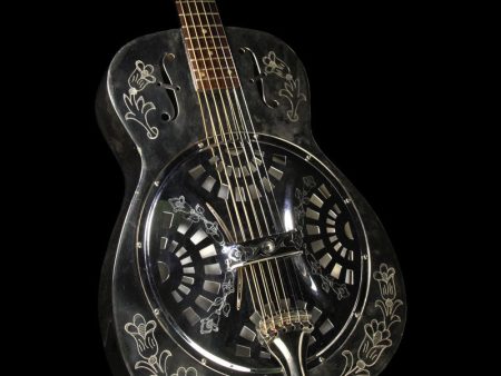 Used 1970s Dobro Resonator Guitar Chrome and Sunburst Neck For Cheap