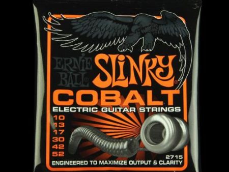 Ernie Ball Cobalt Skinny Top Heavy Bottom Electric Guitar Strings (10-52) Online Sale