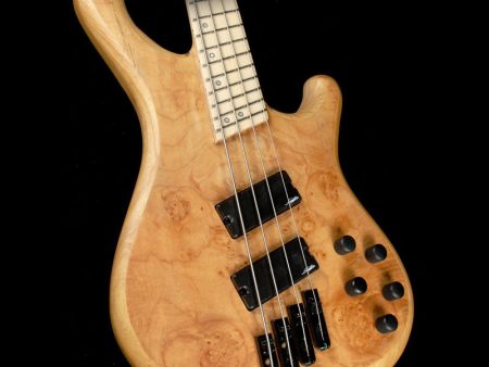 Legator Helio HFB-300 Pro Fanned Fret 4-String Electric Bass Guitar Natural Hot on Sale