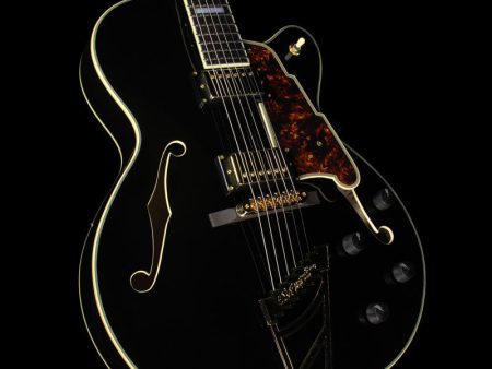 Used D Angelico EX-DH Archtop Electric Guitar Black Online now