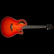 Used 2012 Ovation Custom Elite C2078AX Acoustic Guitar Red Tear Drop For Discount