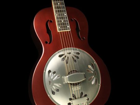 Gretsch Guitars Limited Edition Roots Series G9202 Honey Dipper Special Resonator Acoustic Guitar Oxblood Online now