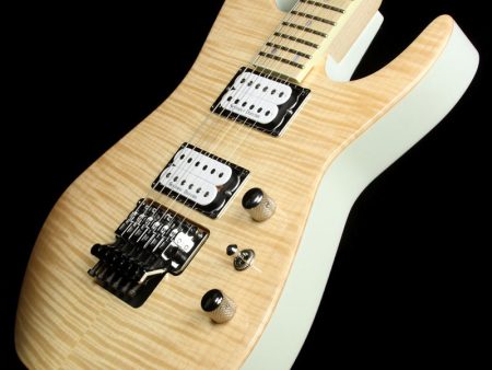 Used 2013 Jackson Custom Shop DK1 Dinky Flame Maple Electric Guitar Natural For Cheap