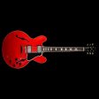 Used Gibson Custom Shop  63 ES-335 Block Lightly Aged Electric Guitar Faded Cherry Online Hot Sale