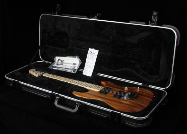 Charvel Custom Shop Exclusive San Dimas Koa Natural Series HH Electric Guitar Natural Oil For Sale