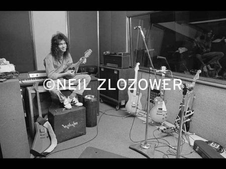 Eddie Van Halen Mandolin Photo By Neil Zlozower 16 x 20 1979 For Sale