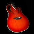 Used 2012 Ovation Custom Elite C2078AX Acoustic Guitar Red Tear Drop For Discount