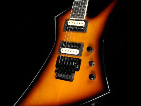 Used Jackson Custom Shop KE2 Kelly Electric Guitar Tobacco Burst Cheap