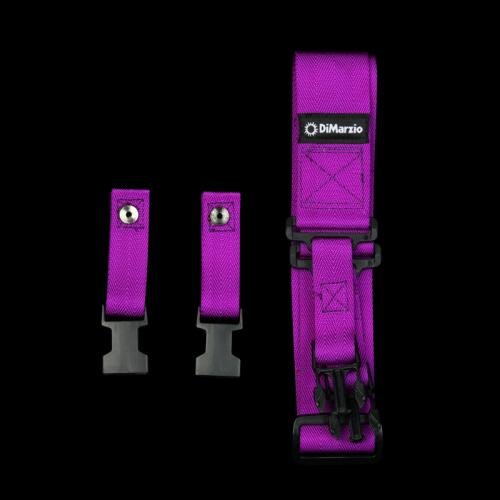 DiMarzio Cliplock Guitar Strap (Purple) Fashion