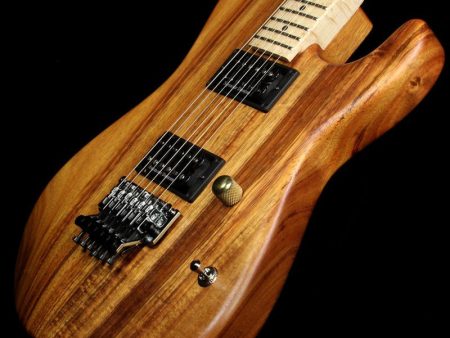 Charvel Custom Shop Exclusive San Dimas Koa Natural Series HH Electric Guitar Natural Oil For Sale