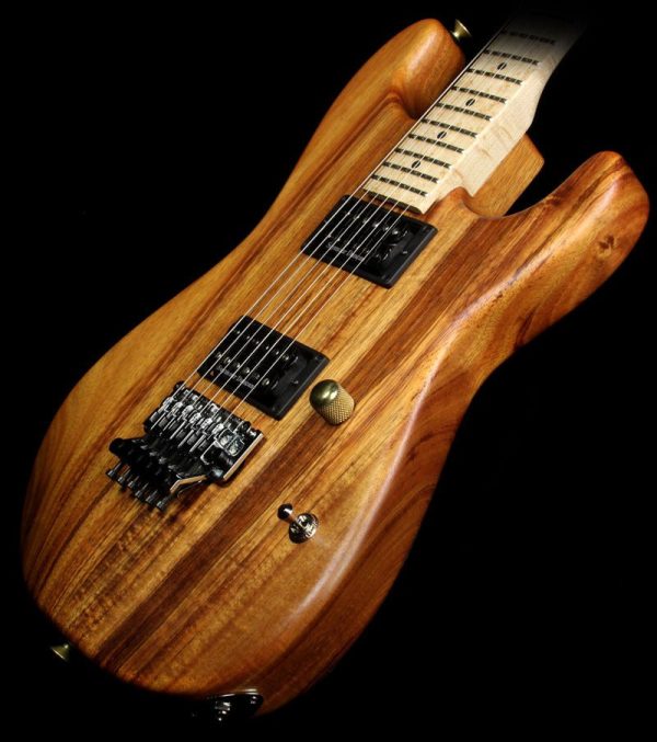 Charvel Custom Shop Exclusive San Dimas Koa Natural Series HH Electric Guitar Natural Oil For Sale