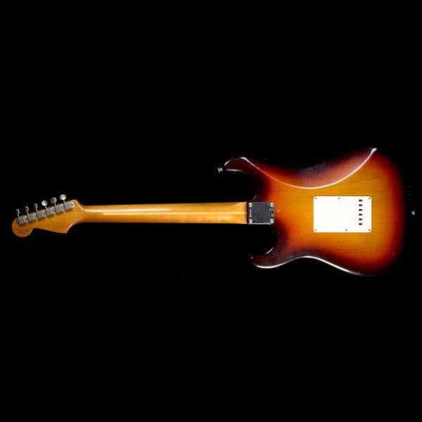 Fender Custom Shop  58 Stratocaster Journeyman Relic Roasted Maple Electric Guitar 3-Tone Sunburst Fashion