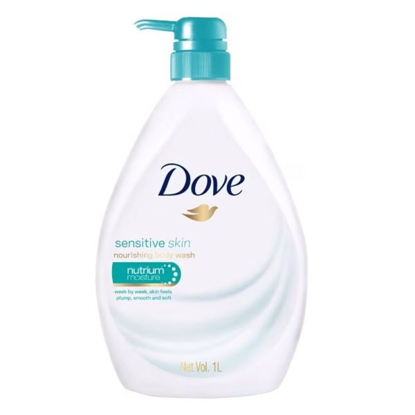 Dove Bodywash Sensitive Sea Shower Gel 1L For Cheap