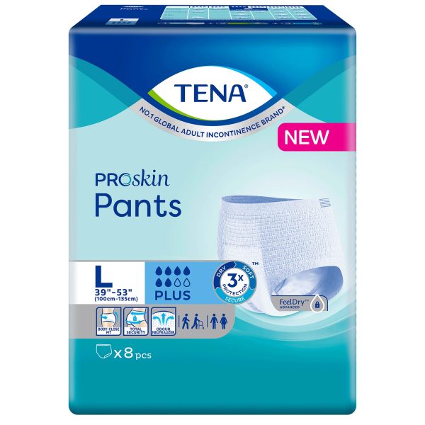 Tena Pants Plus (Large) 8pcs pack Sale