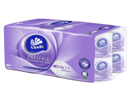 Vinda Deluxe Prestige Toilet Rolls-3ply 200pcs x 16 Online now