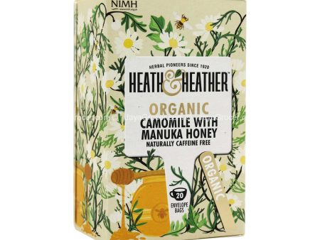 Heath & Heather Organic Camomile with Manuka Honey Tea 20pcs pack Online Hot Sale