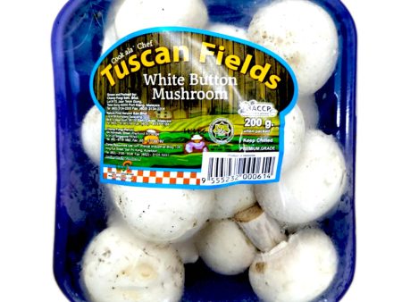 Tuscan Fields White Button Mushroom 200g Hot on Sale