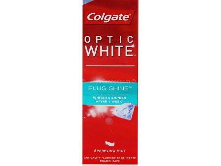 Colgate Toothpaste Optic White Plus Shine 100g Hot on Sale