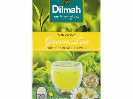 Dilmah Green Tea with Chamomile Flowers 2g x 20 For Sale