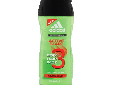 Adidas Active Start Revitalising Shower Gel 250ml Discount