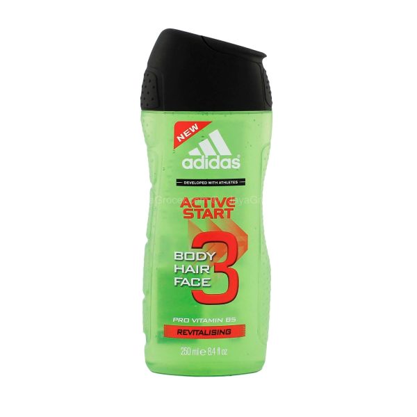 Adidas Active Start Revitalising Shower Gel 250ml Discount