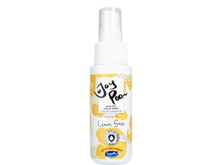 Joy Poo In-N-Out Toilet Spray Lemon Grass 60ml Supply