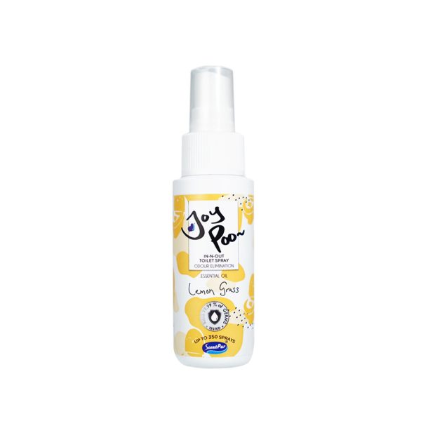 Joy Poo In-N-Out Toilet Spray Lemon Grass 60ml Supply