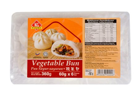 KG Pastry Vegetable Pau (Steamed Bun) 360g Hot on Sale