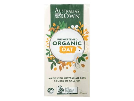 Autralias Own Unsweetened Organic Oat Milk 1L Online