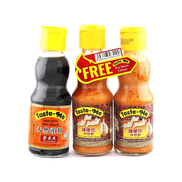 Taste-Me Chilli Padi Sauce (Promo Pack) 180g x 2 Sale