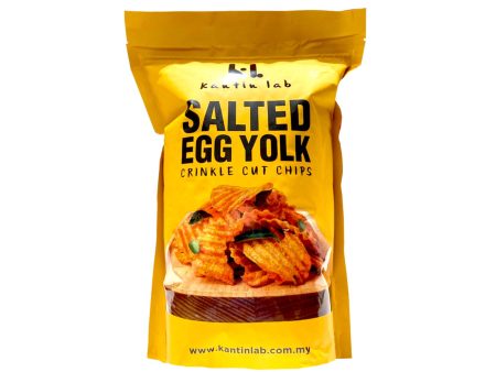 Kantin Lab Salted Egg Crinkle Cut Chips 100g on Sale