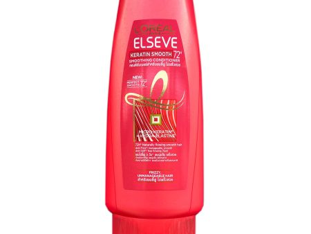 Loreal Elseve Keratin Smooth 72H Hair Conditioner 280ml Sale