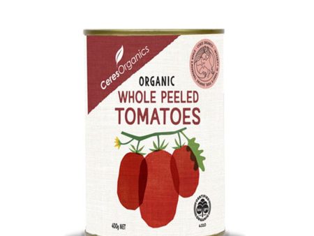 Ceres Organic Whole Peel Tomato 400g Online Hot Sale