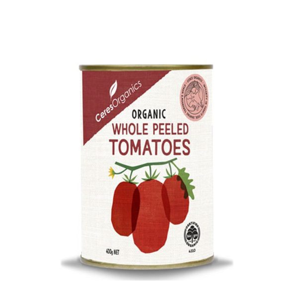 Ceres Organic Whole Peel Tomato 400g Online Hot Sale