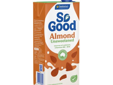 Sanitarium So Good Unsweetened Almond Milk 1L Hot on Sale